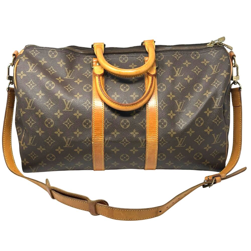 Louis Vuitton Lv Monogram Keepall 45 Bandoulier B… - image 1